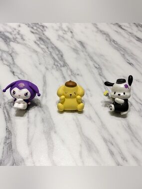 Sanrio Mini Figure Set – Kuromi, Pompompurin & Pochacco | Tokyo Japan